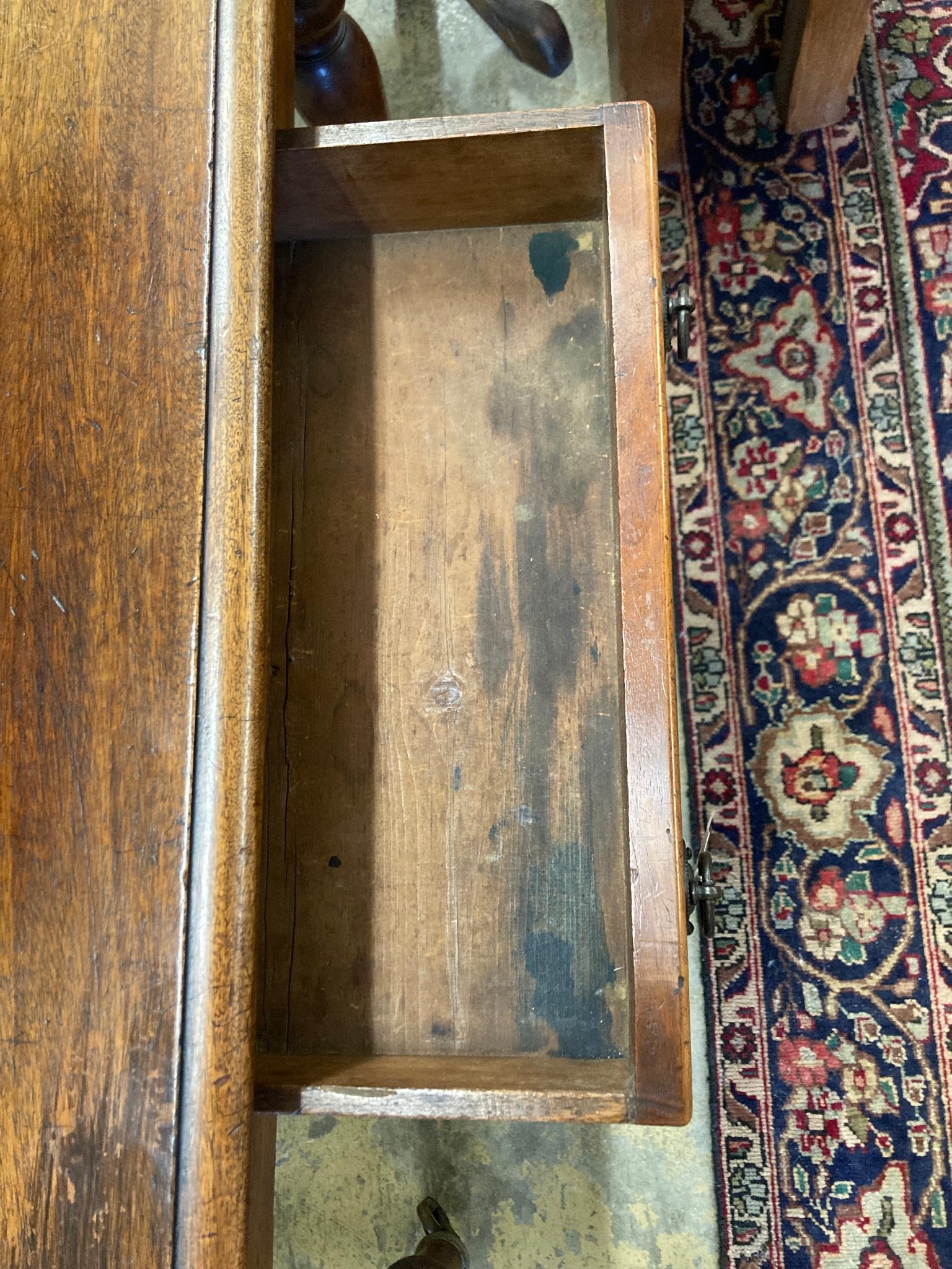 A Victorian mahogany writing table